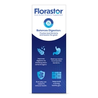Florastor® Dual Action Probiotic Supplement,100 Capsules